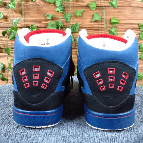 Jordan Flight 1 Mens High Top Basketball Shoes Size 10 Athletic Black Blue Red main image 2